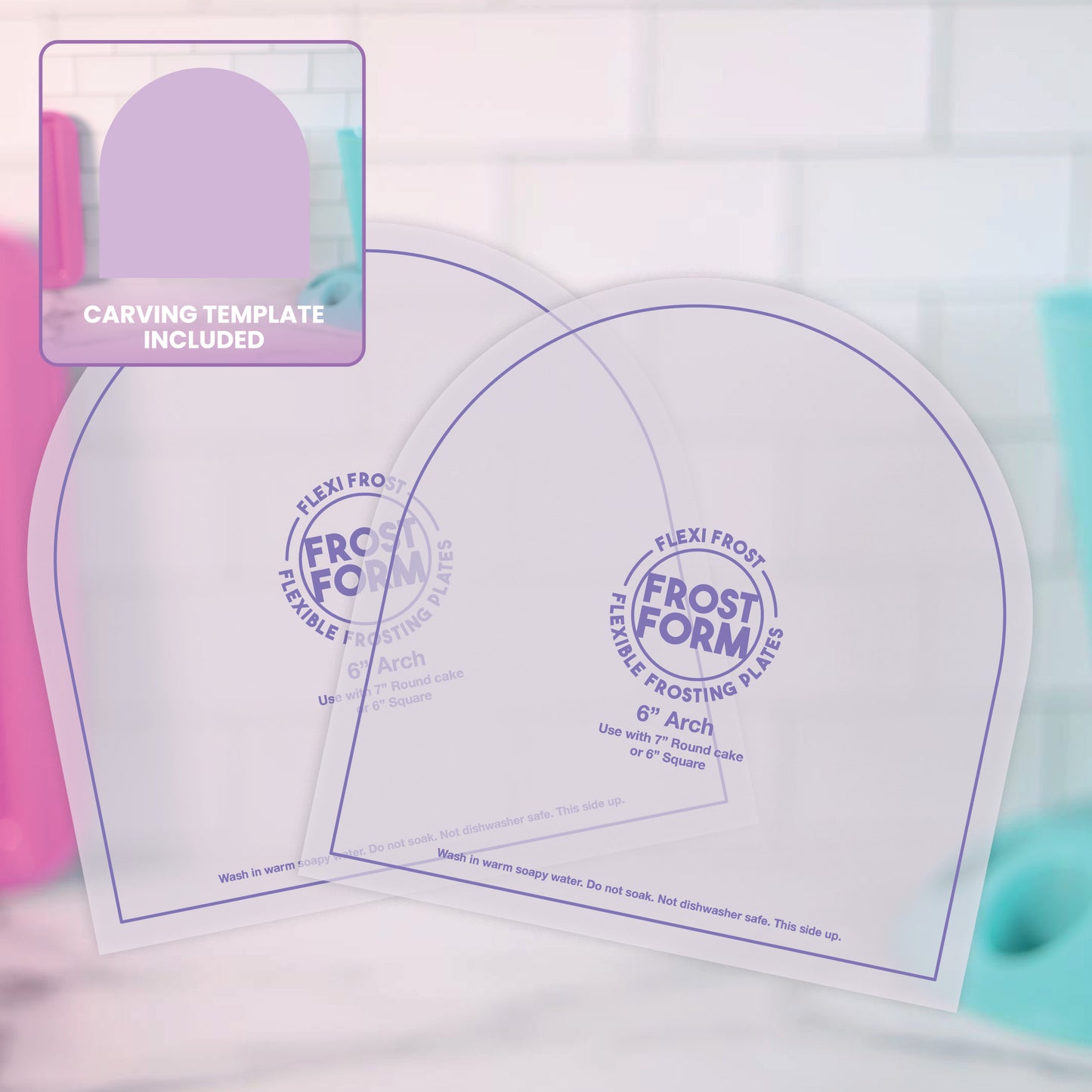 Arch Flexi Frost & Carve - Set of 2 + Carving Template