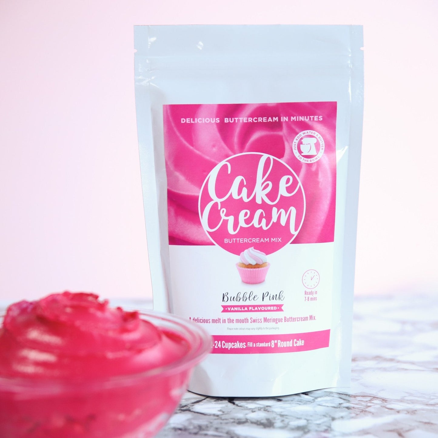 Cake Cream - Bubble Rose - Vanille