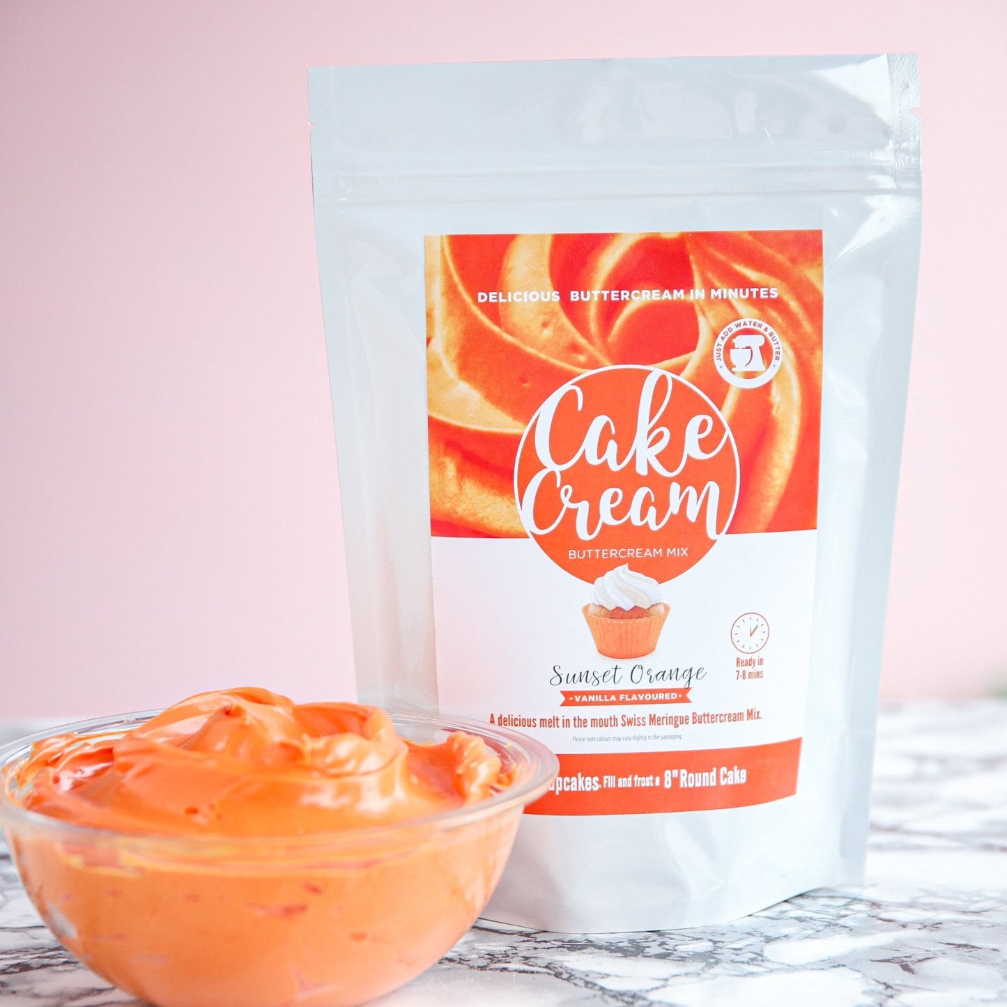 Kuchencreme - Sunset Orange - Vanille