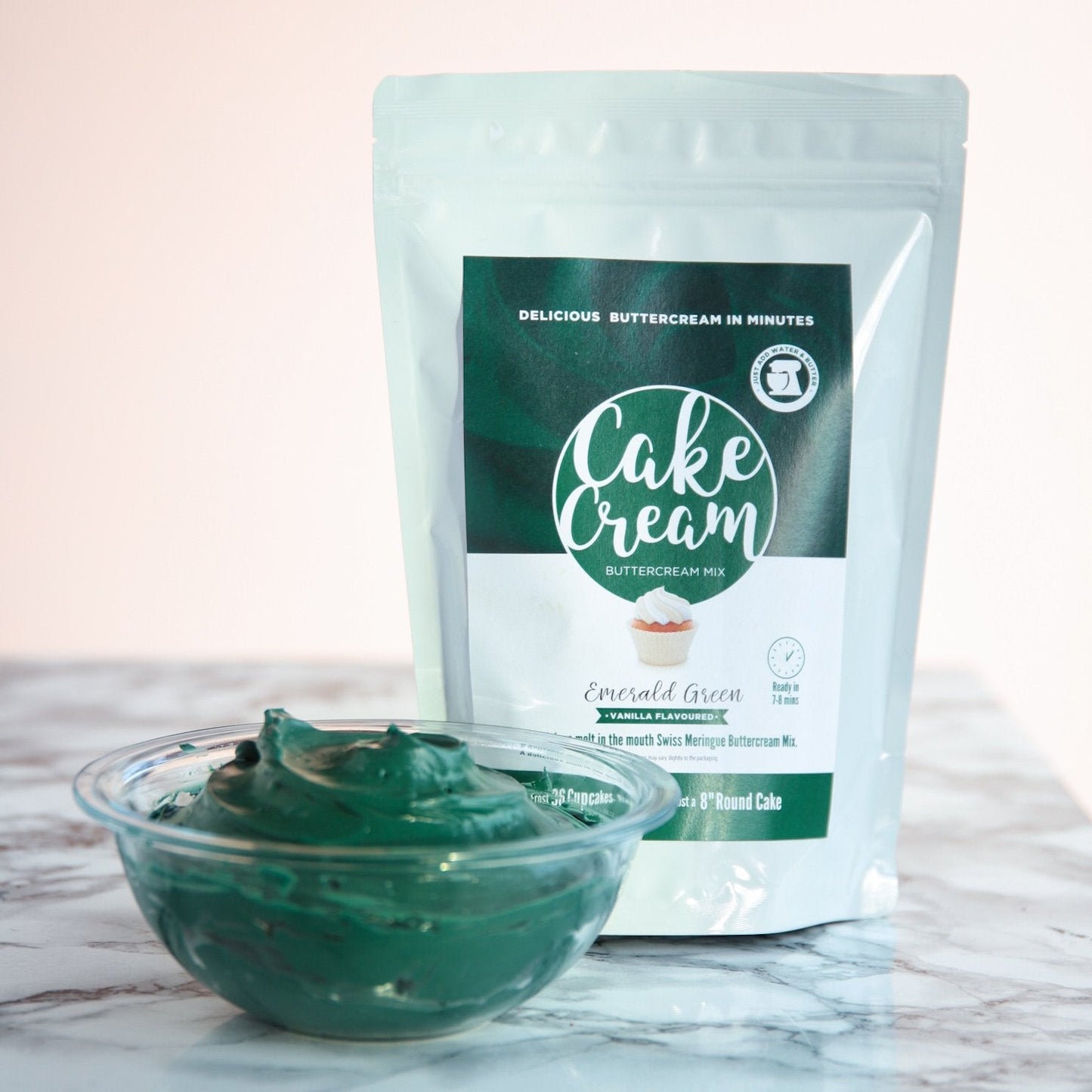 Tortencreme - Smaragdgrün - Vanille - 400g