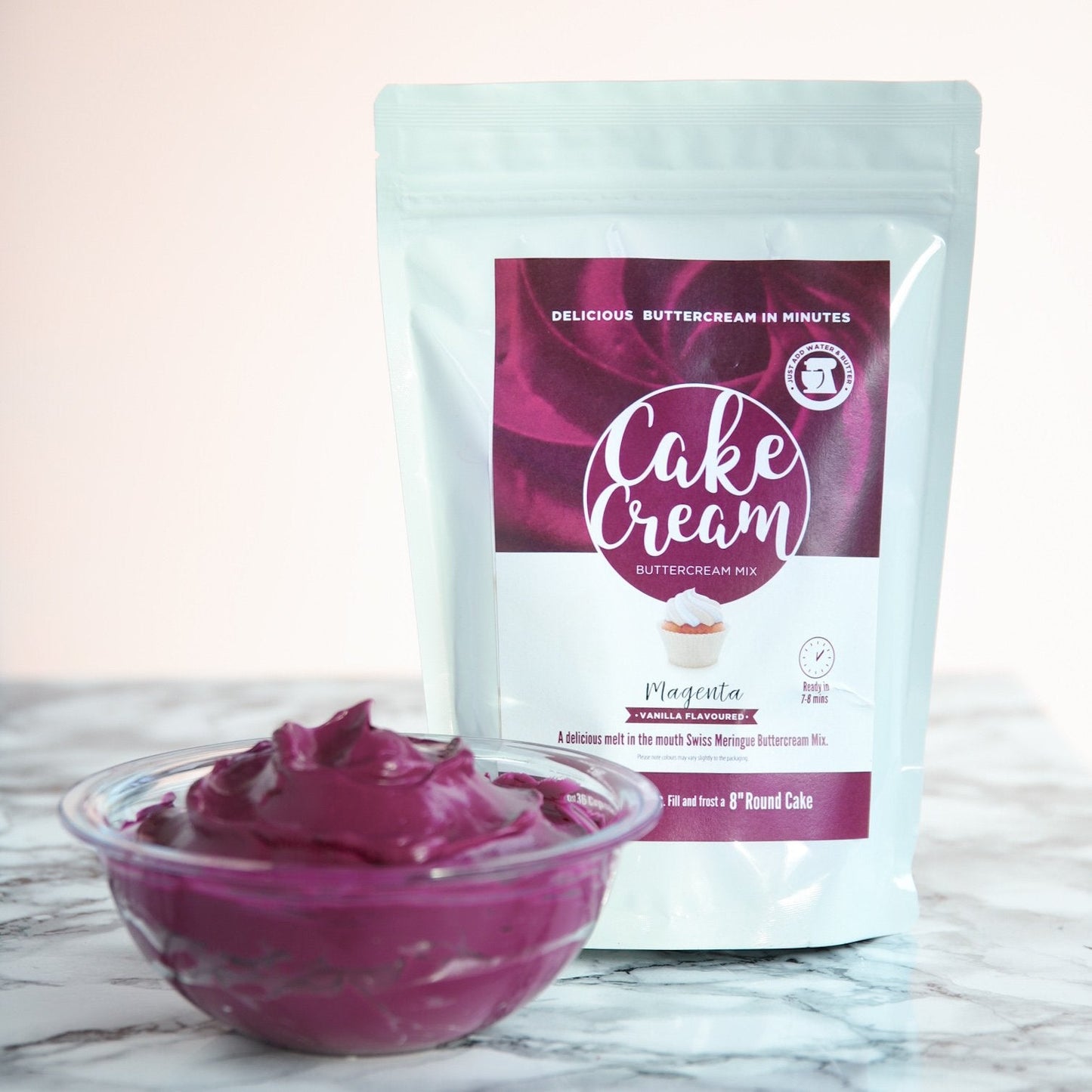 Tortencreme - Magenta - Vanille - 400g