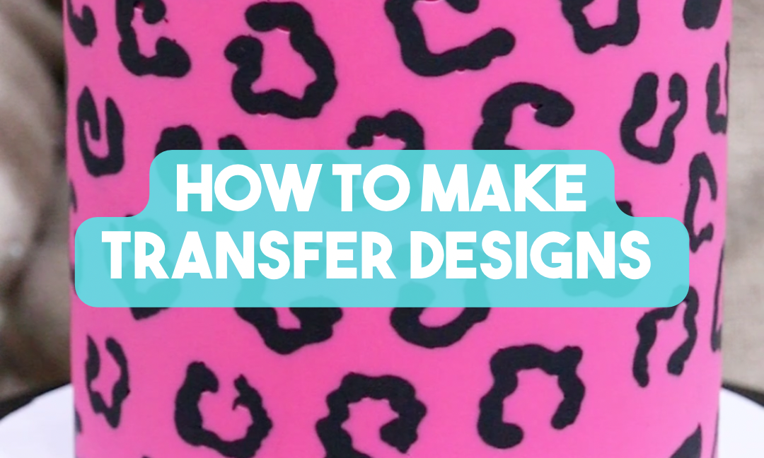 How to Make Transfer Cakes with Mock Ganache Using Frost Form