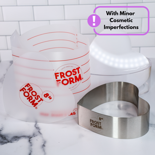 8" (20cm) Heart Frost Form *With Cosmetic Imperfections