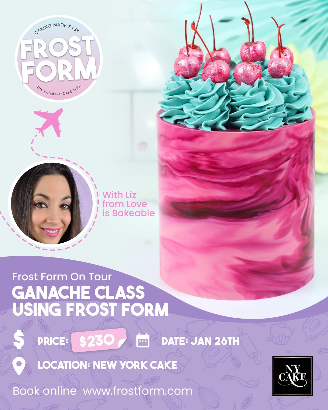 26th January - Frost Form On Tour -
Ganache Class Using Frost Form