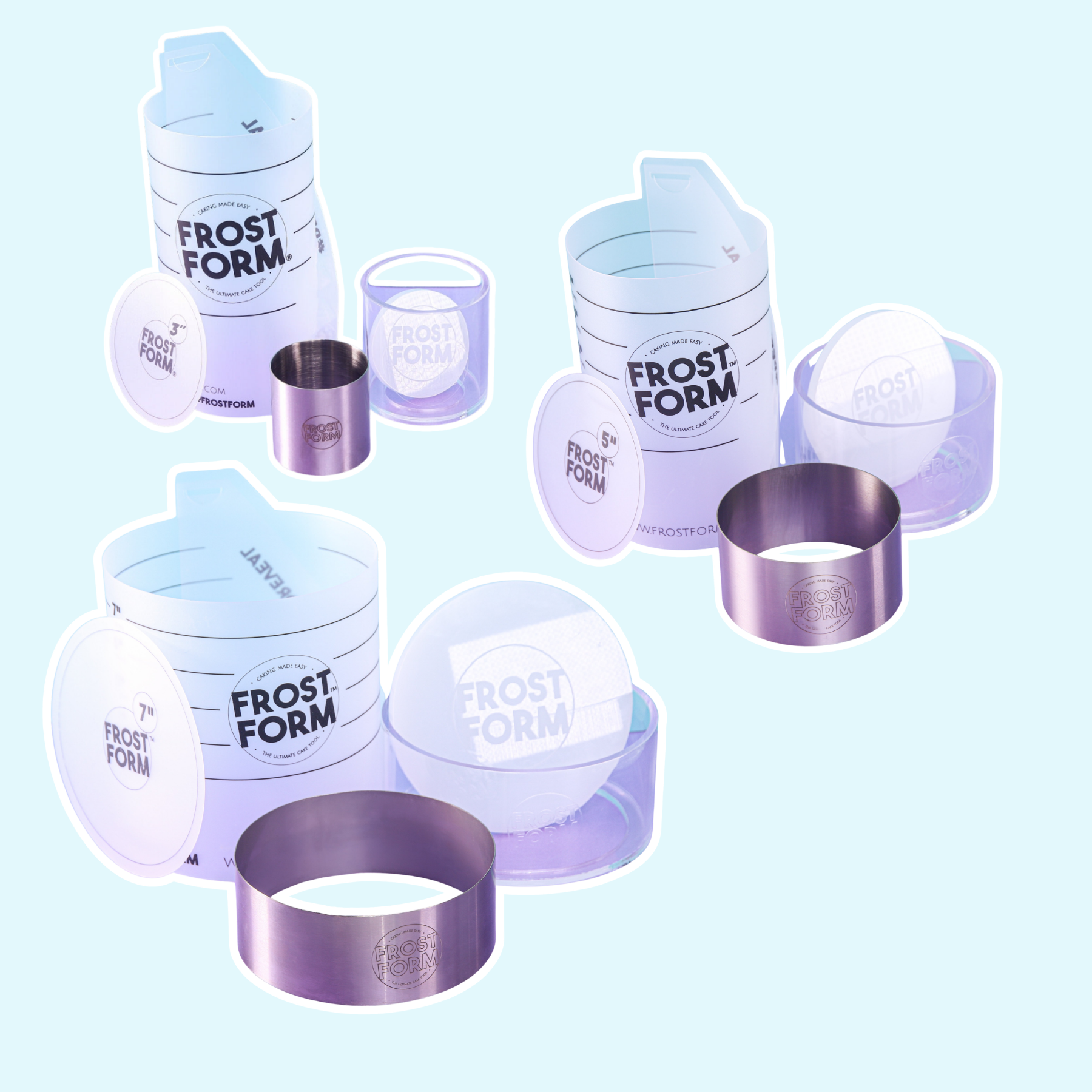 Three Tier Odds Bundle: 3, 5 and 7 inch Frost Form kits