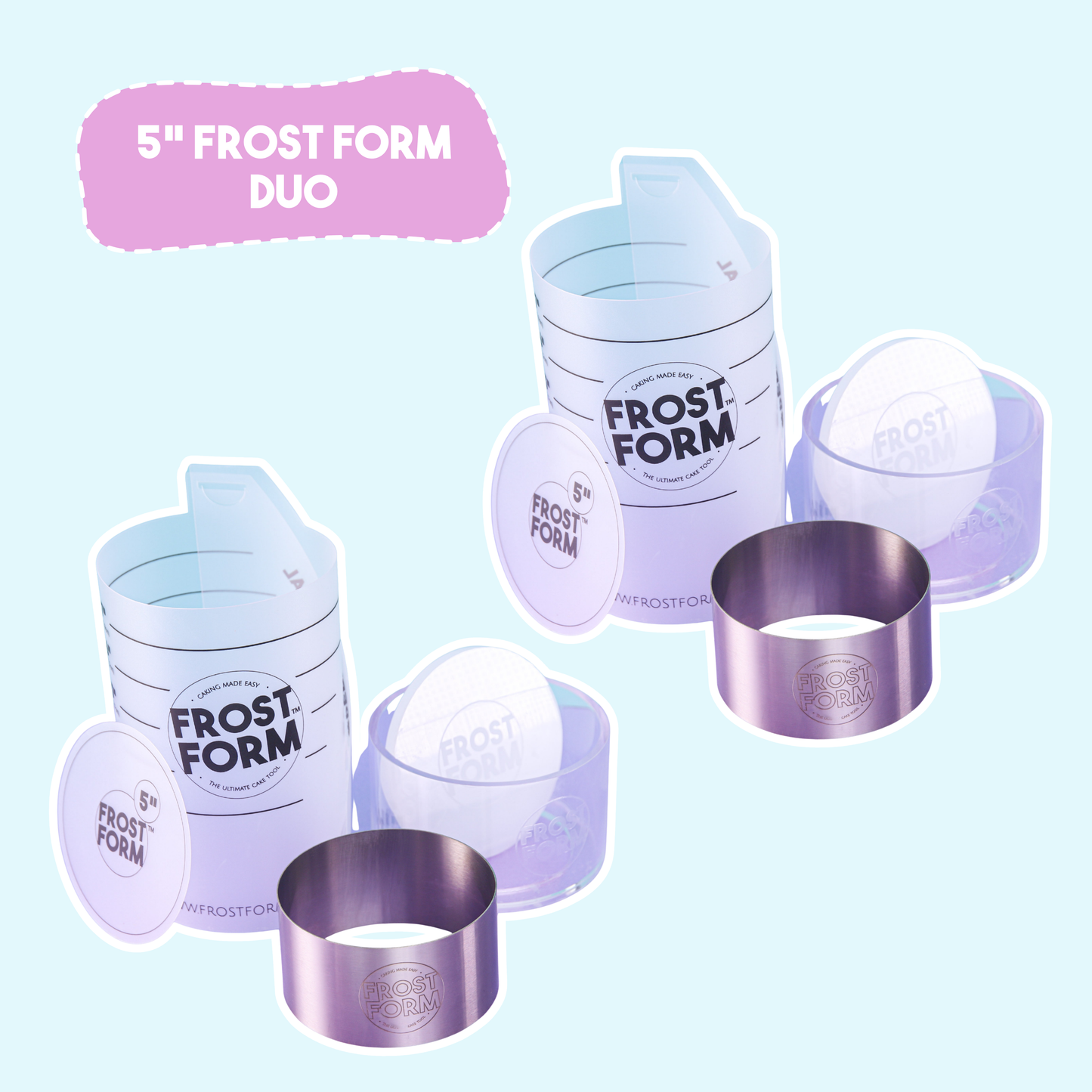 5" Round Frost Form Duo Bundle
