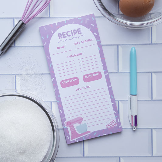 Note Pad - Recipe