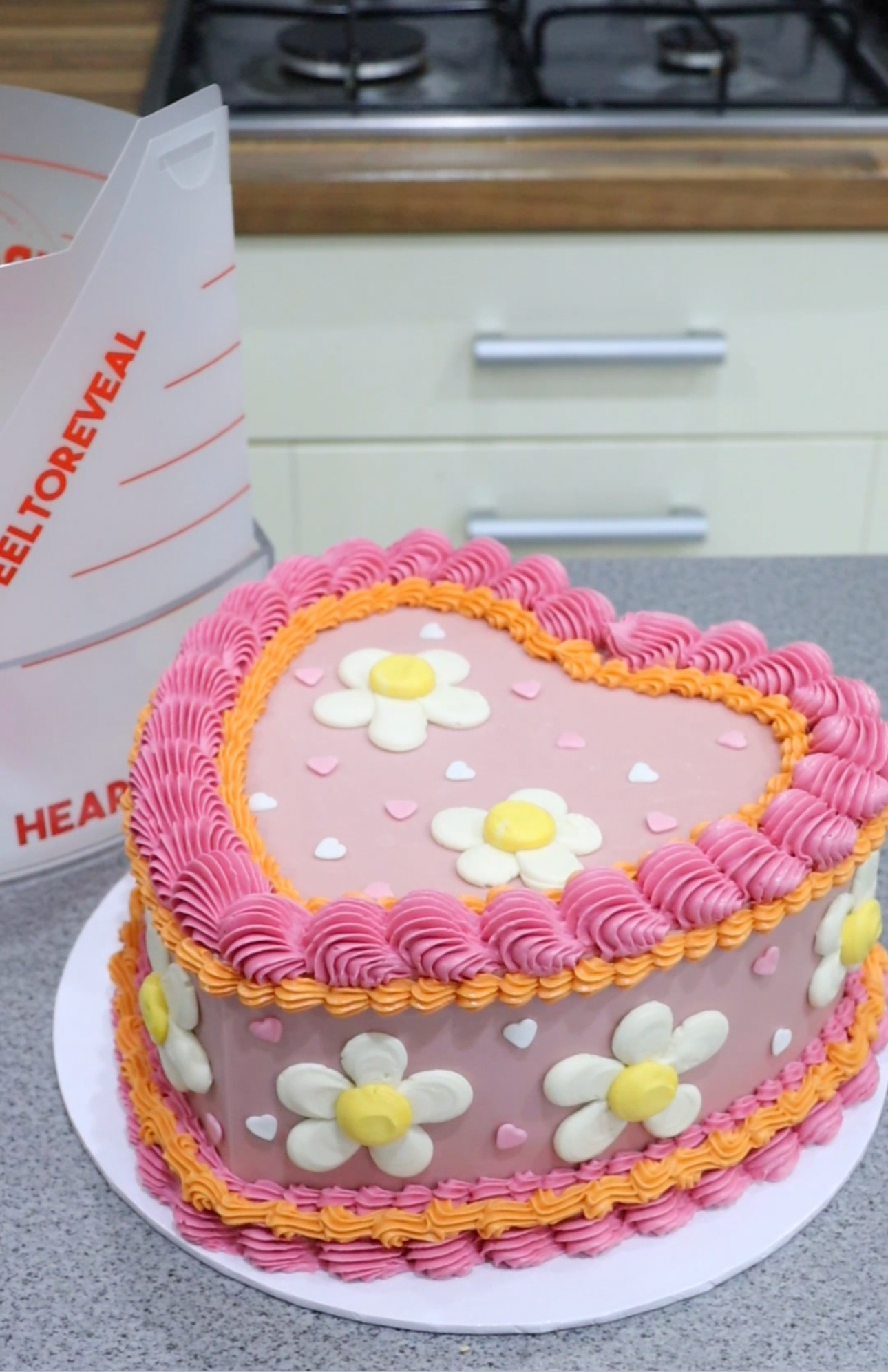 Cosmetic Imperfections - 6" (15cm) Heart Frost Form