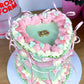 Cosmetic Imperfections - 6" (15cm) Heart Frost Form