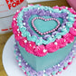 Cosmetic Imperfections - 6" (15cm) Heart Frost Form