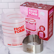 6" (15cm) Herz Frost Form