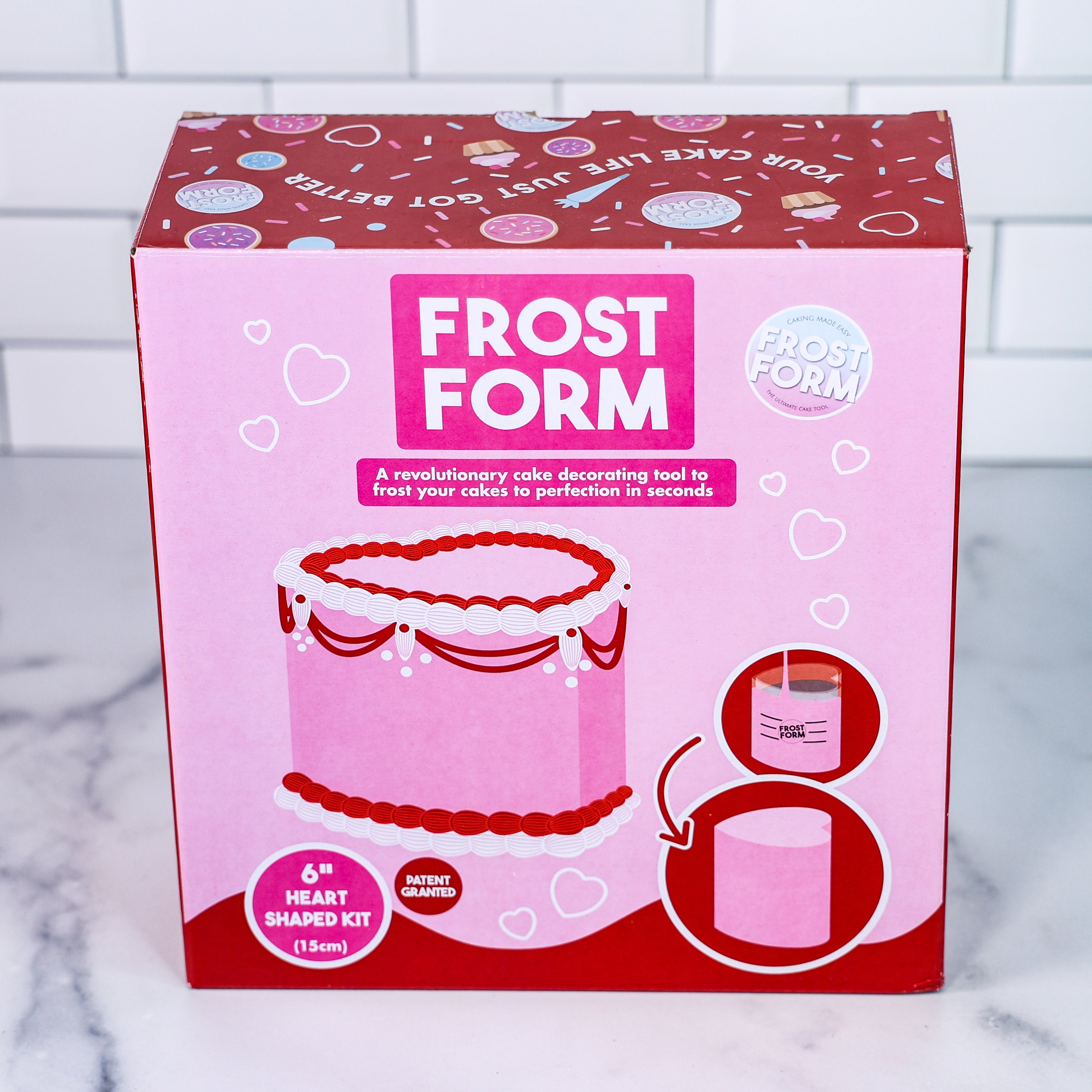 6" (15cm) Herz Frost Form