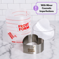 Cosmetic Imperfections - 6" (15cm) Heart Frost Form