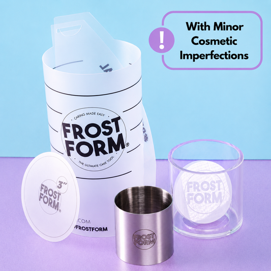 Cosmetic Imperfections - 3" (8cm) Round Frost Form