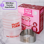 Cosmetic Imperfections - 6" (15cm) Heart Frost Form