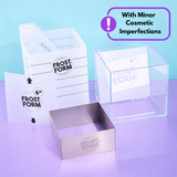 Cosmetic Imperfections - 6" (15cm) Square Frost Form
