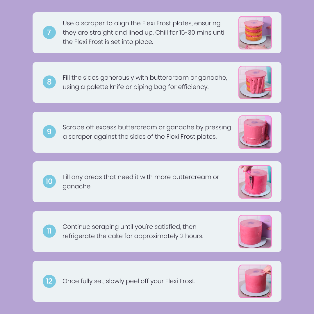 Scallop Flexi Frost - Set of 2 - 6.5" scallop