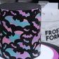 Frost Form - 6" Round Stencil - Bats