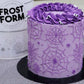 Frost Form - 6" Round Stencil - Cobwebs