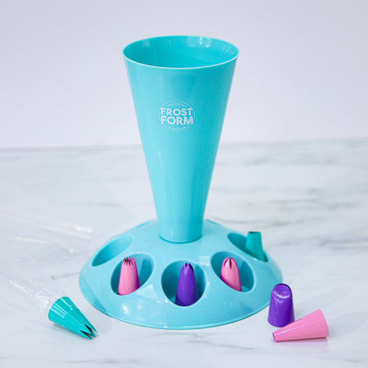 Frost Caddy – Spritzbeutel- und Tüllenständer (Tüllen und Spritzbeutel nicht im Lieferumfang enthalten)