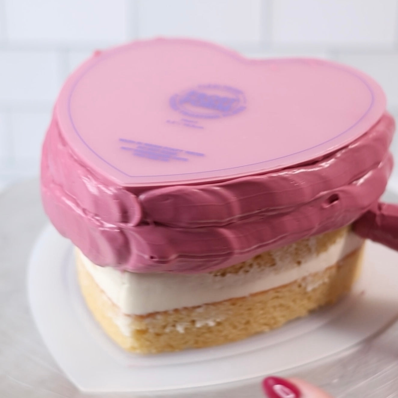 Heart Flexi Frost & Carve - Set of 2 + Carving Template - 6.5" Heart