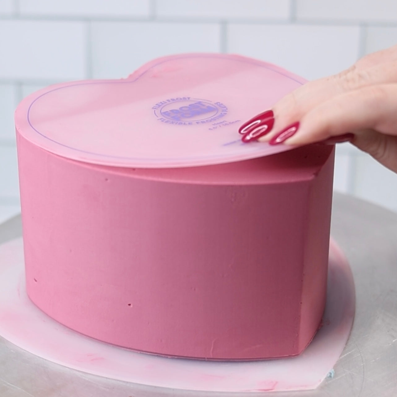 Heart Flexi Frost & Carve - Set of 2 + Carving Template - 6.5" Heart