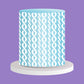 Frost Form - 6" Round Stencil - Knit