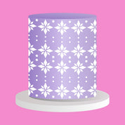 Frost Form - 6" Round Stencil - Nordic