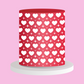 Plantilla Redonda Frost - 6" - Corazones Brillantes
