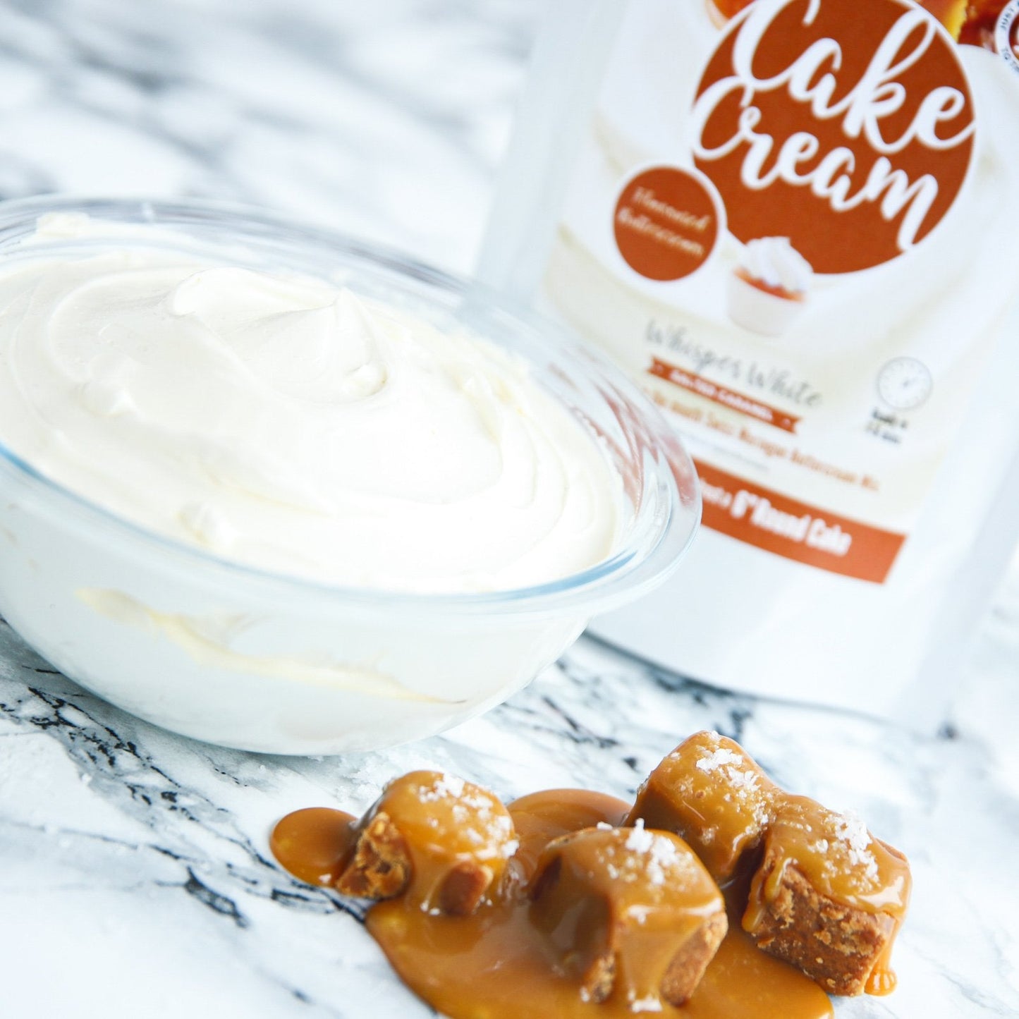 Cake Cream - Murmure Blanc - Caramel Salé