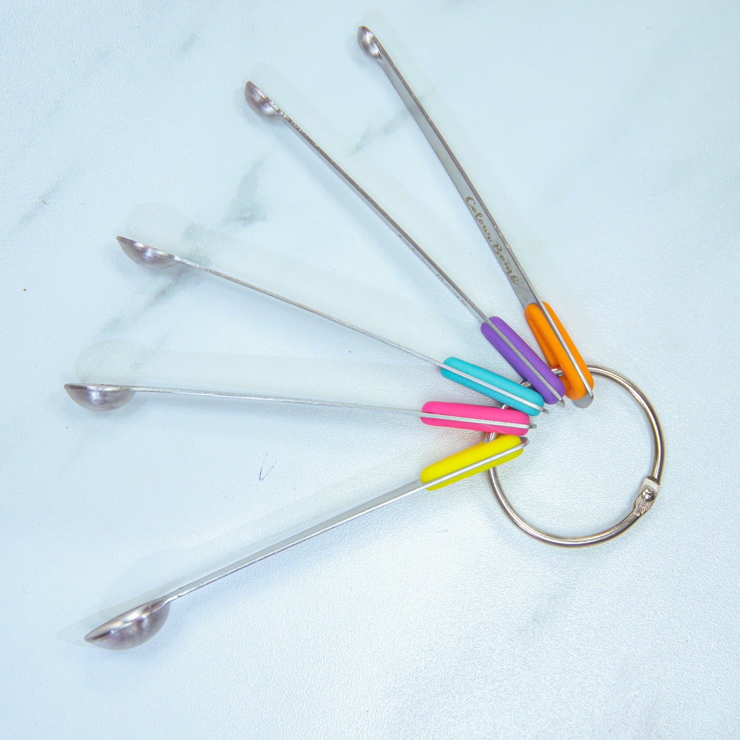 Color Bomb - Mini cuillères à mesurer (Ensemble de 5)