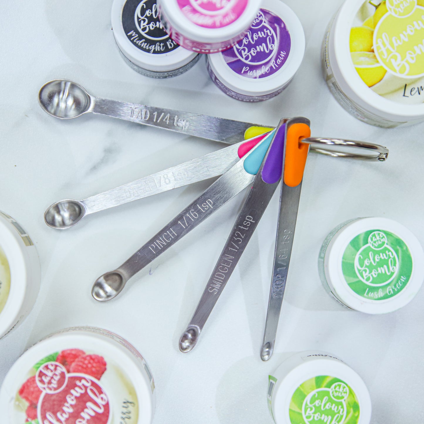 Colour Bomb - Mini-Messlöffel (5er-Set)
