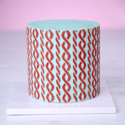 Frost Form - 6" Round Stencil - Knit