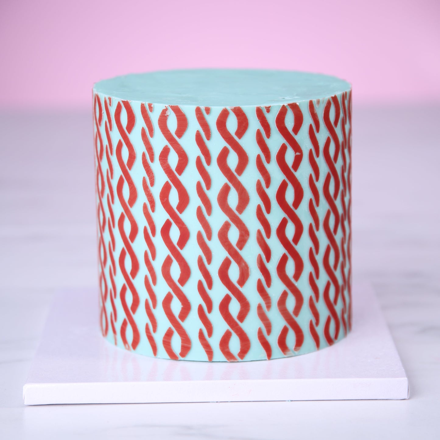 Frost Form - Pochoir rond 6" - Tricot