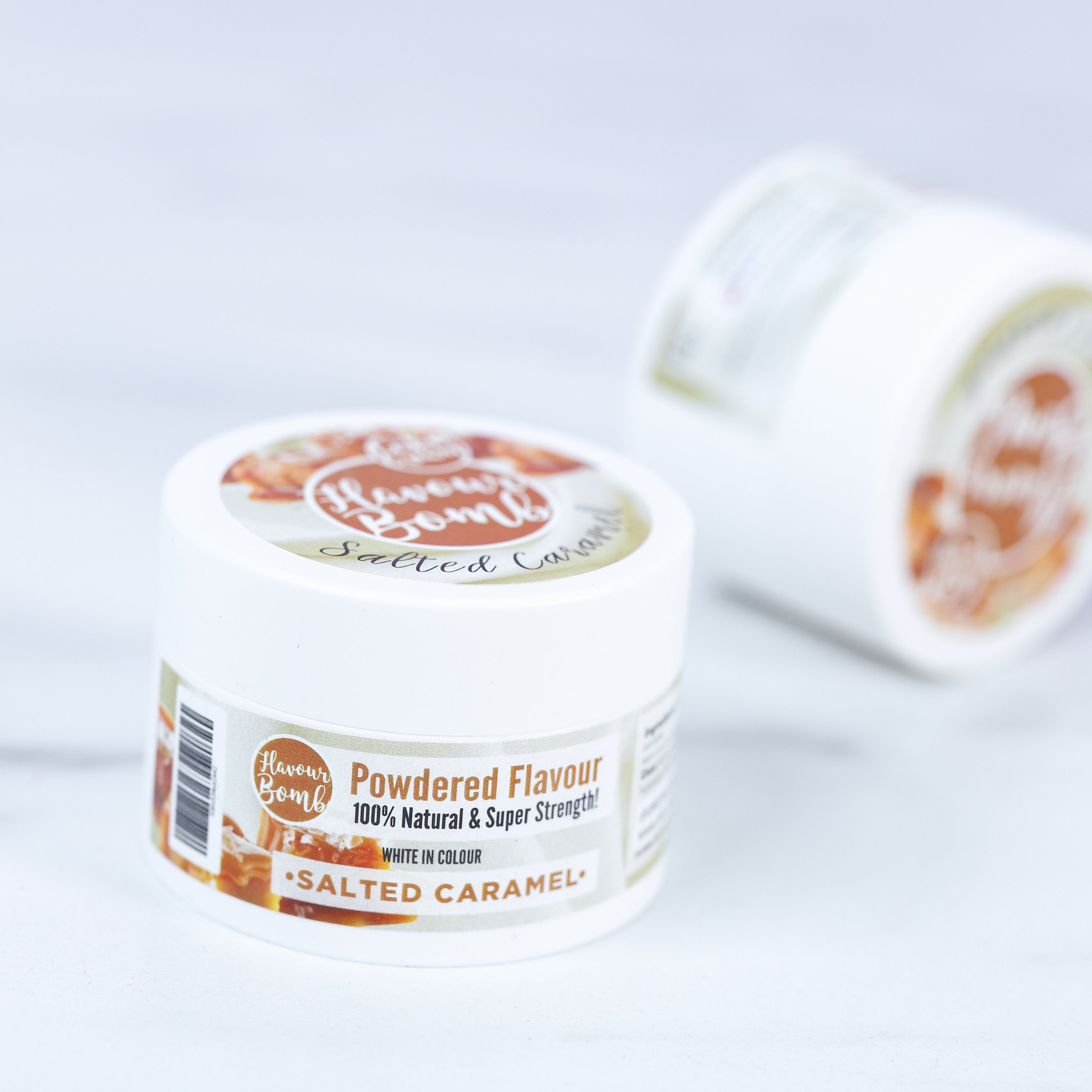 Bomba de Sabor - Polvo Saborizante de Super Fuerza - Caramelo Salado - 15g