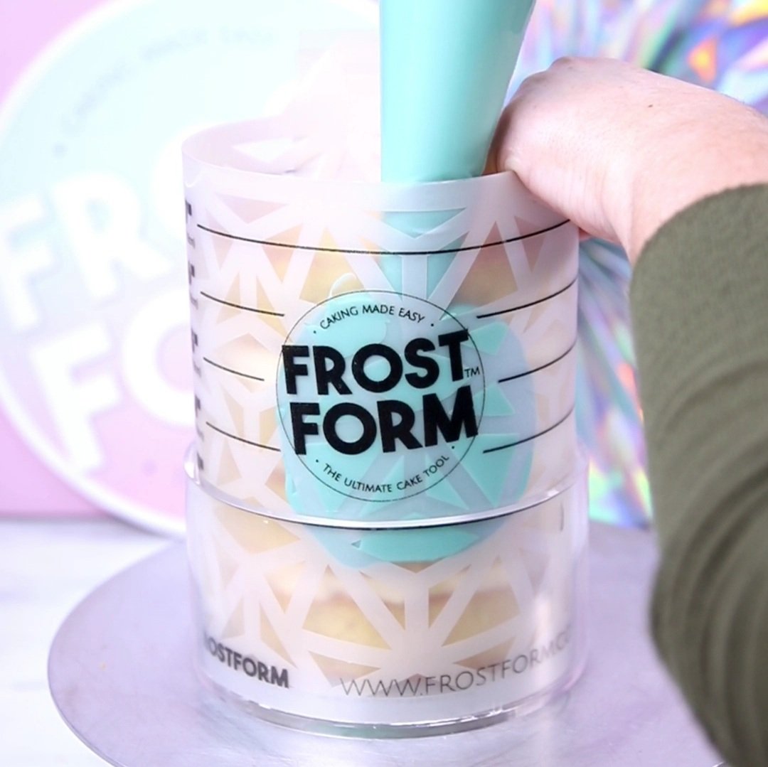 Frost Form - 6" Round Stencil - Pendant