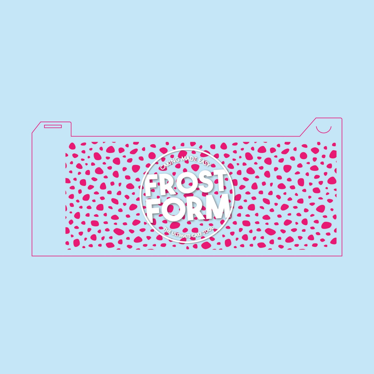 Frost Form - Pochoir rond 6" - Dalmatien
