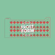 Frost Form - 6" Round Stencil - Nordic