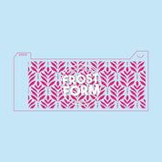 Frost Form - 6" Round Stencil - Pendant